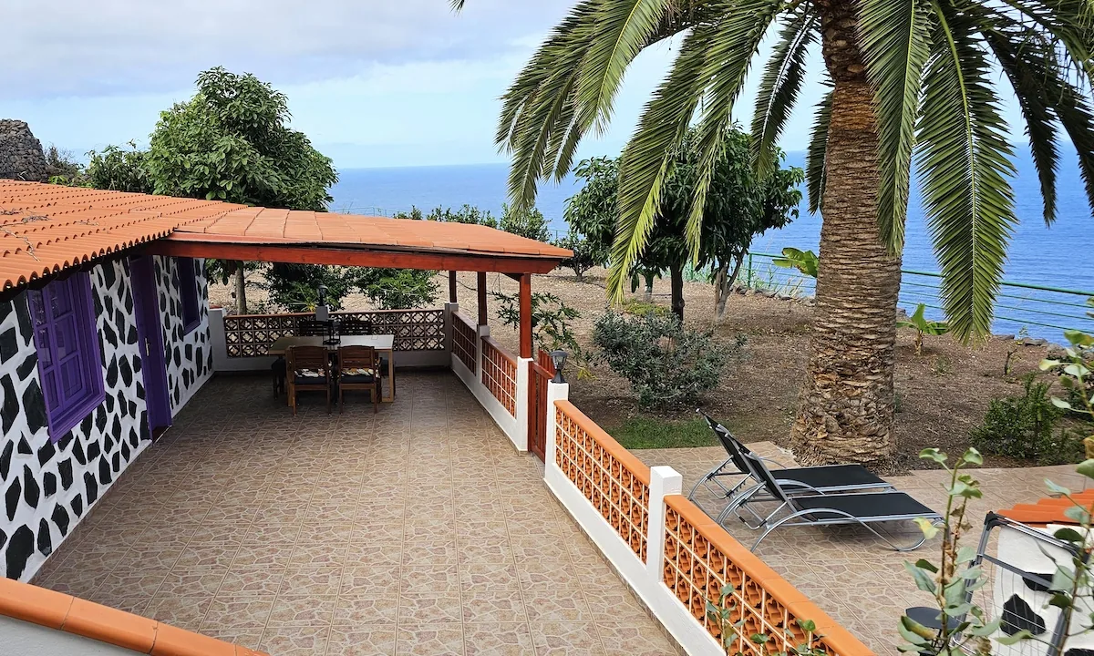 Entrée de la terrasse